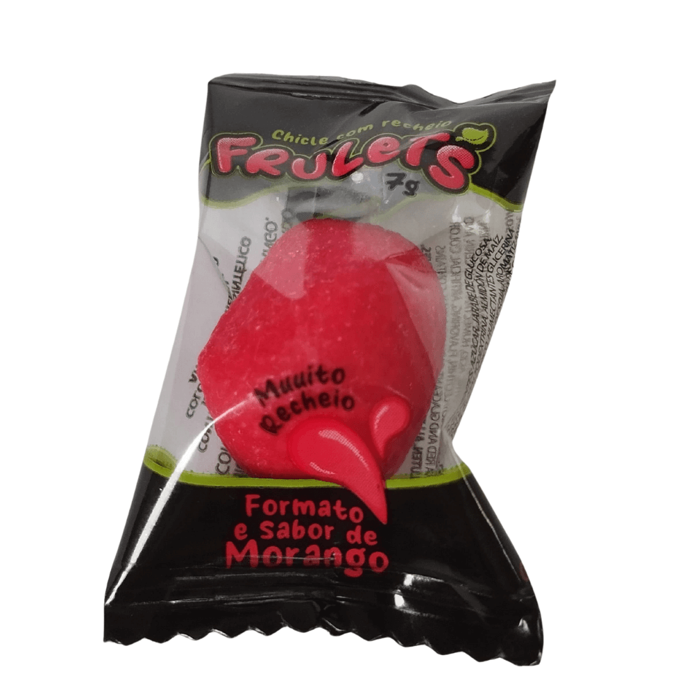 Chiclete Sukest Frulet's sabor Morango - unidade