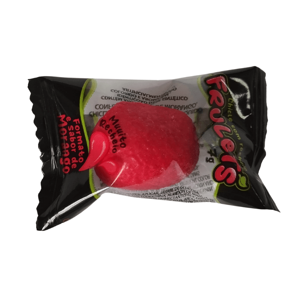 Chiclete Sukest Frulet's sabor Morango - unidade - Imagem 2