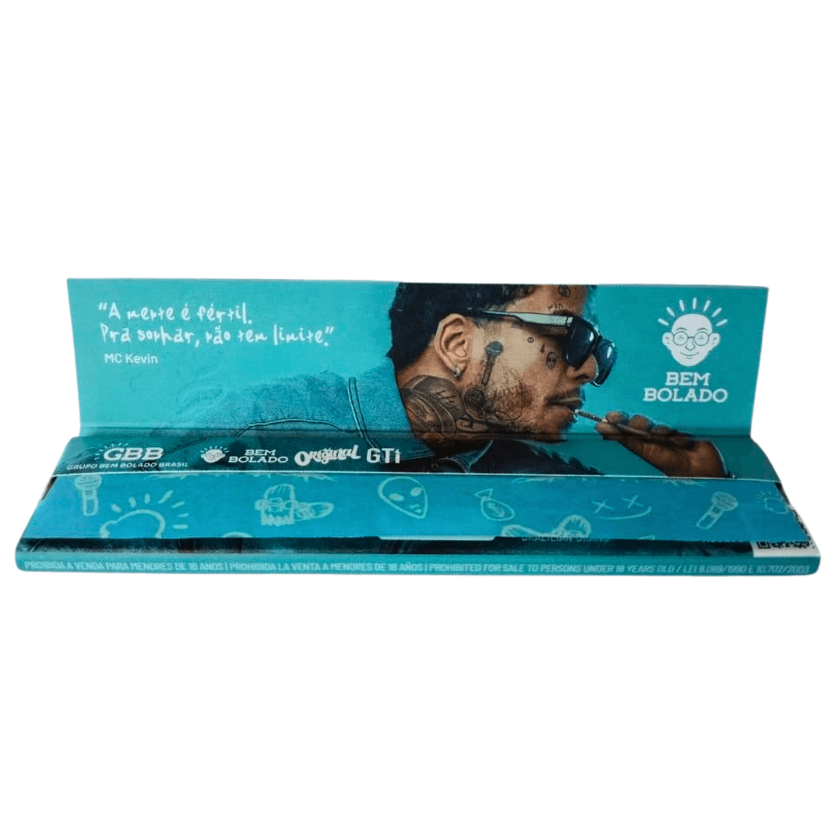Seda Bem Bolado MC Kevin King Size Large - Livreto C/35 Sedas - Imagem 4