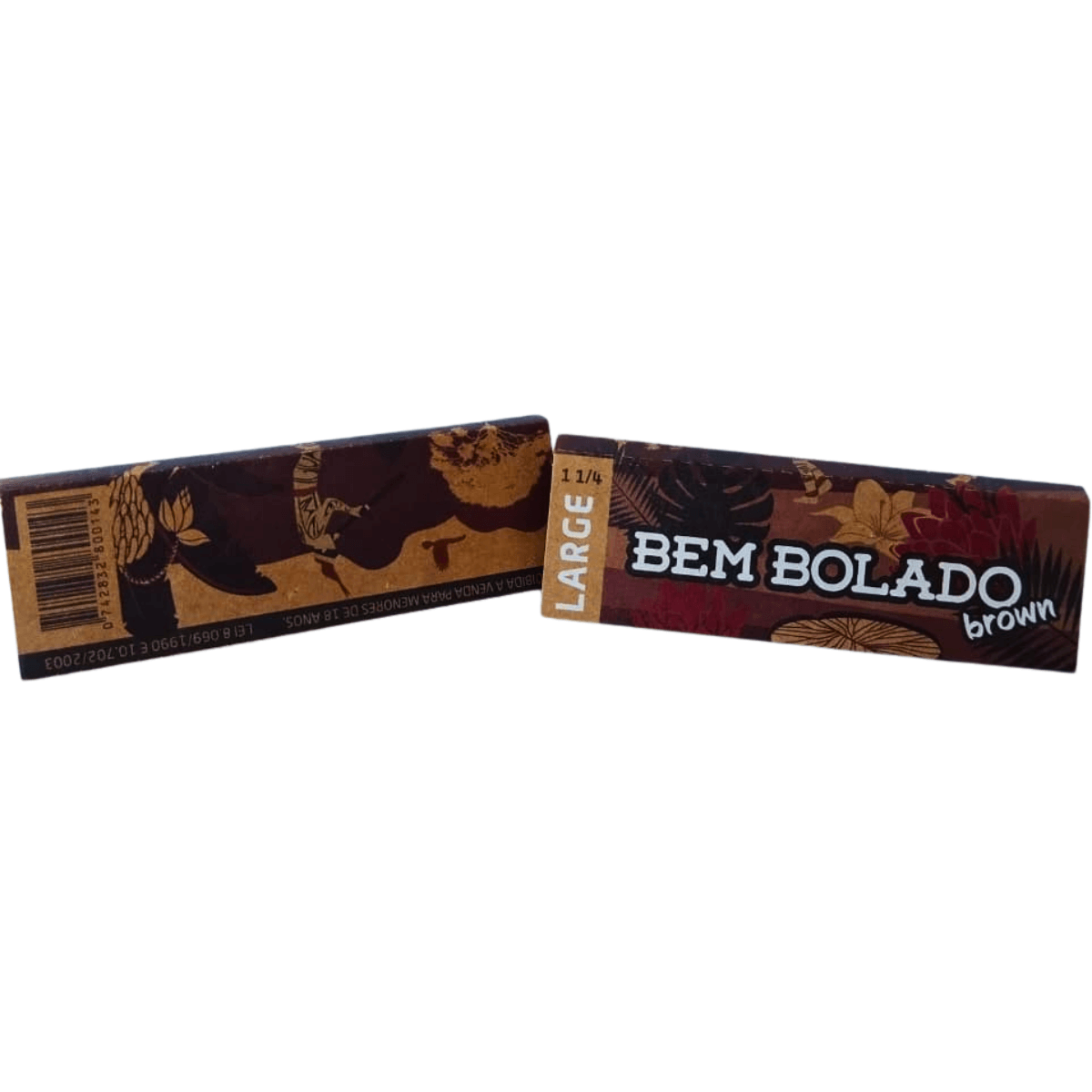Seda Bem Bolado Brown 1 1/4 Large - Livreto C/50 Sedas - Imagem 3