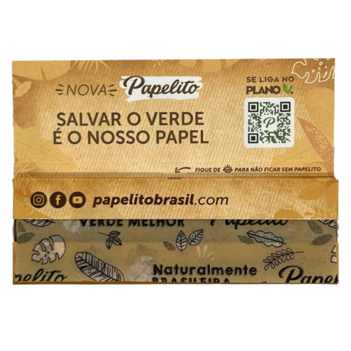 Seda Papelito Brown Mine Size - Unidade C/50 Folhas - Imagem 2