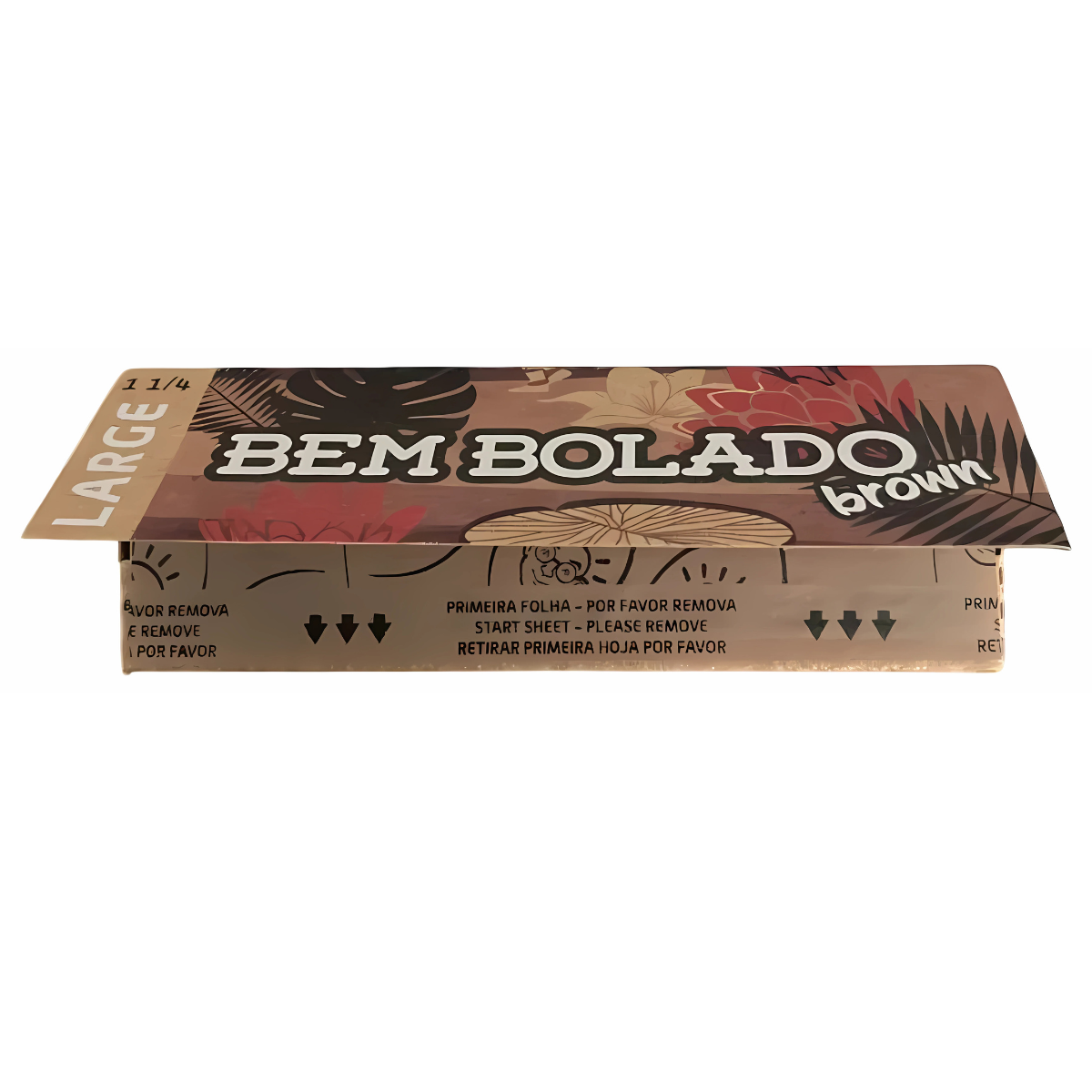 Seda Bem Bolado Brown 1 1/4 Large - Livreto C/50 Sedas - Imagem 5