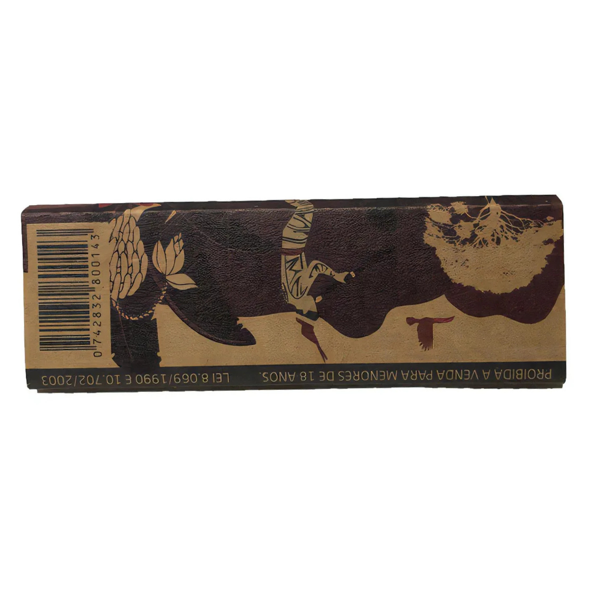Seda Bem Bolado Brown 1 1/4 Large - Livreto C/50 Sedas - Imagem 4