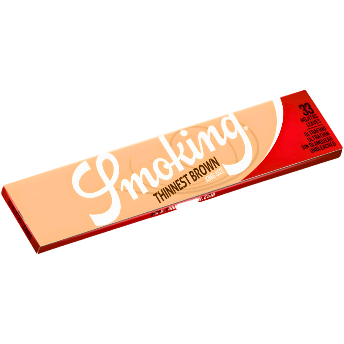 Seda Smoking Thinnest Brown King Size MCB - Livreto C/33 Folhas