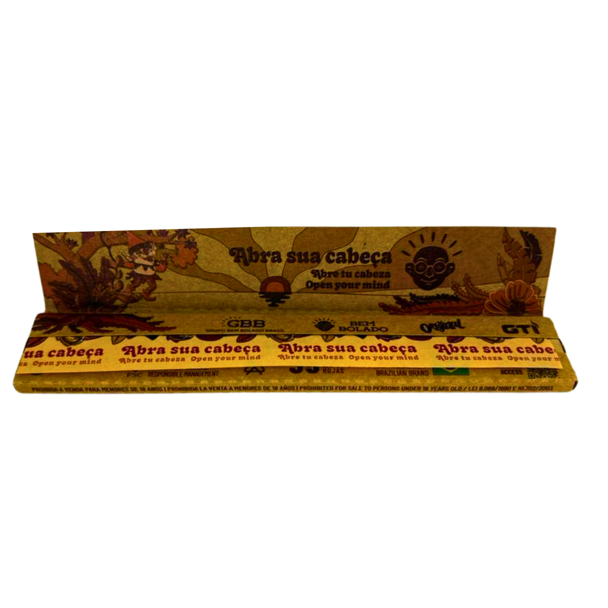 Seda Bem Bolado Brown Long Size Slim 35 Folhas - Unidade - Imagem 6