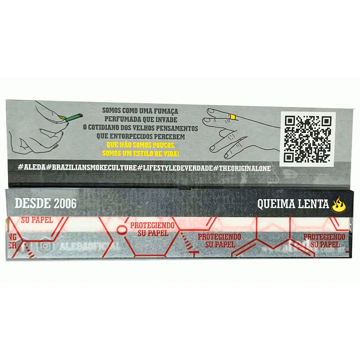Seda Aleda Prata King Size Slim - Livreto C/33 Sedas - Imagem 4