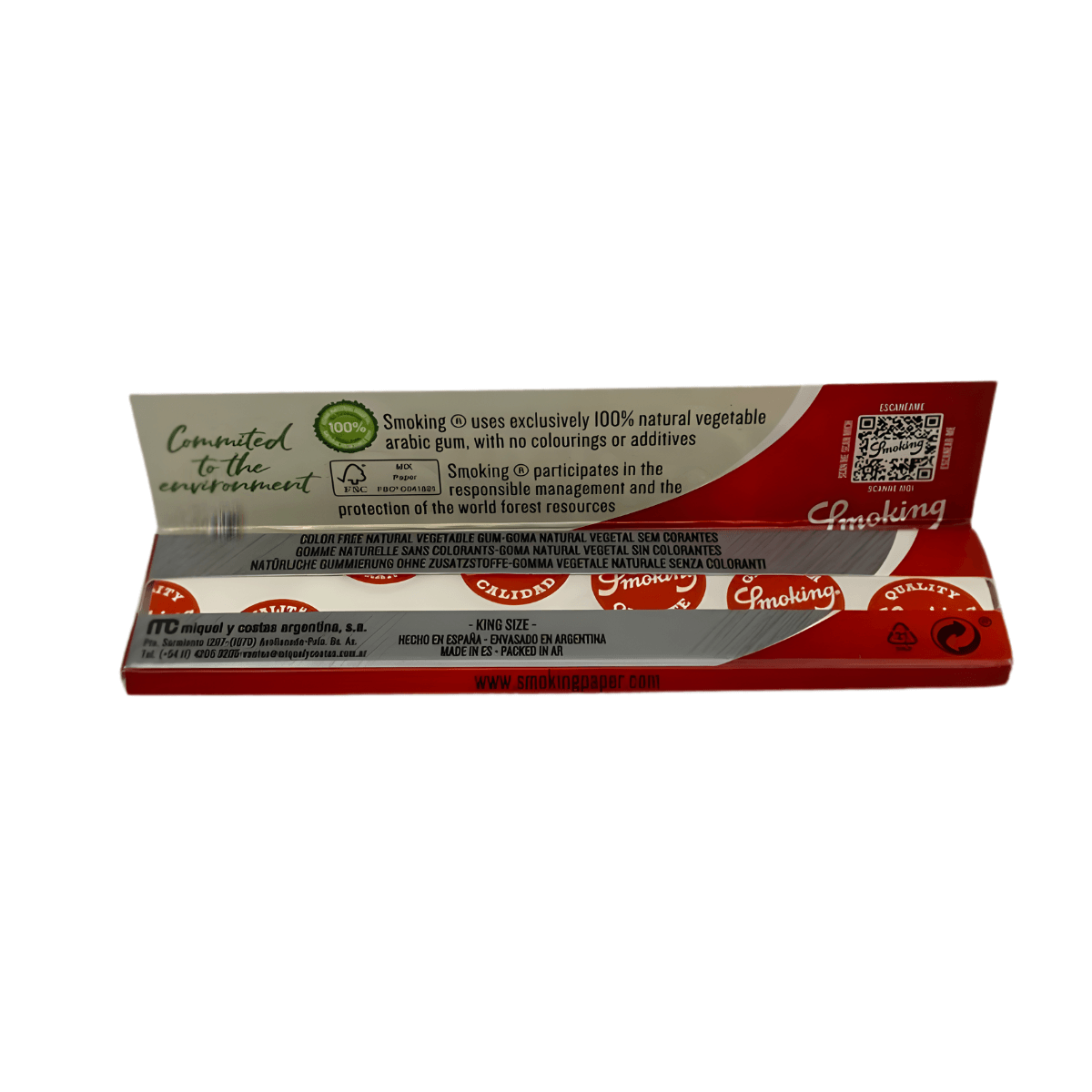 Seda Smoking King Size Master Prata MCB - Livreto C/33 Folhas - Imagem 5