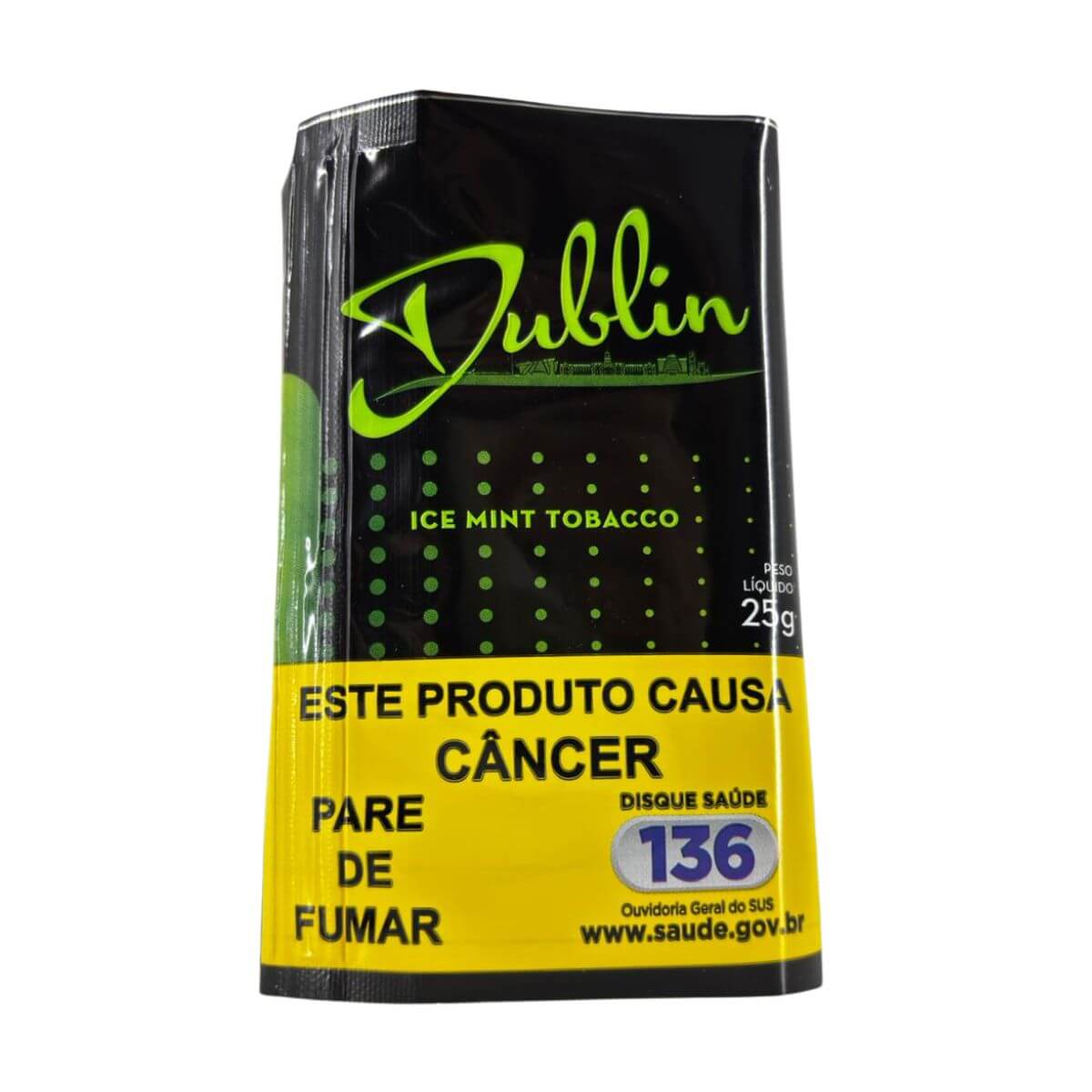 Tabaco / Fumo Dublin Desfiado Ice Mint - Bag C/25 g