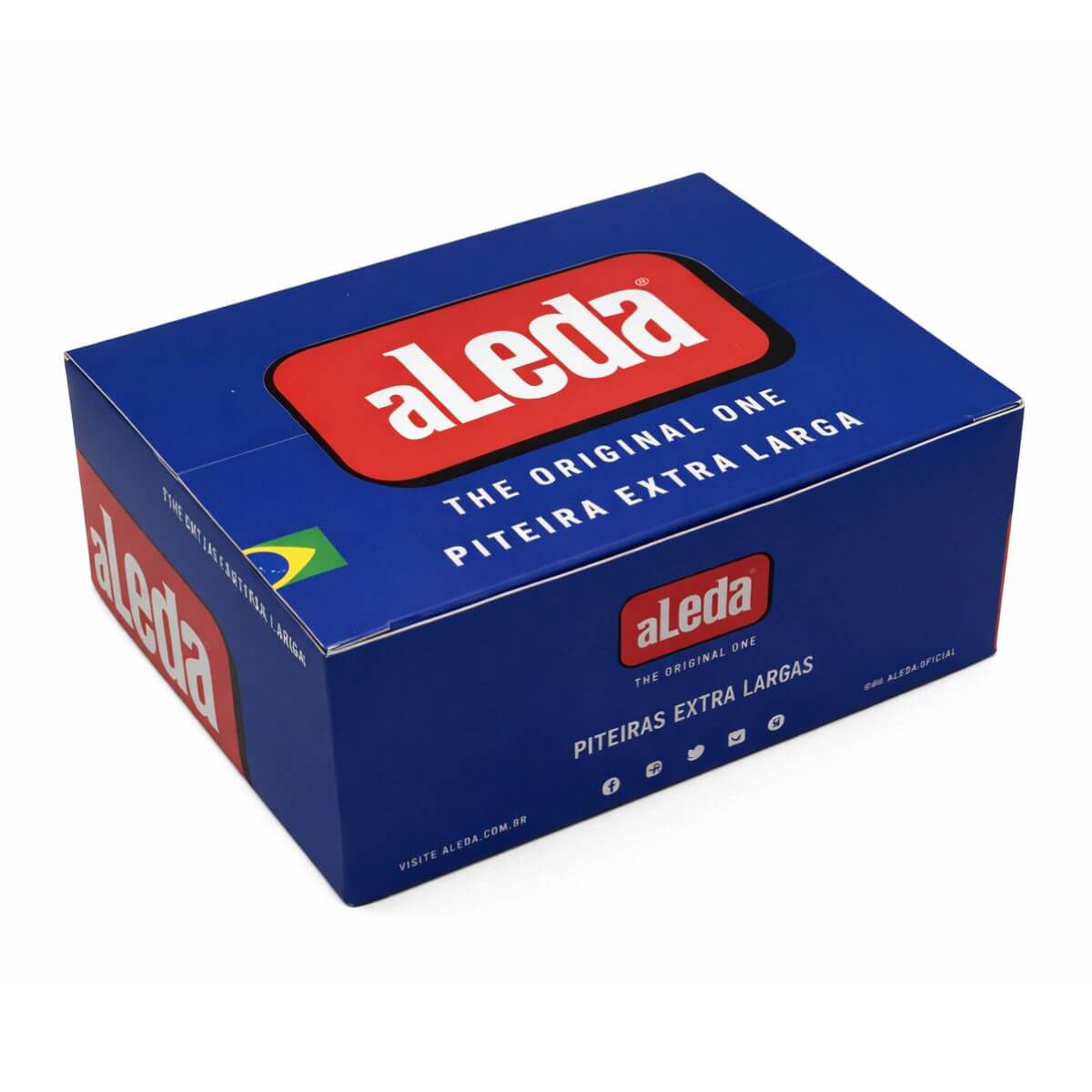 Piteira de Papel Aleda Azul Extra Larga - Display C/20 livretos