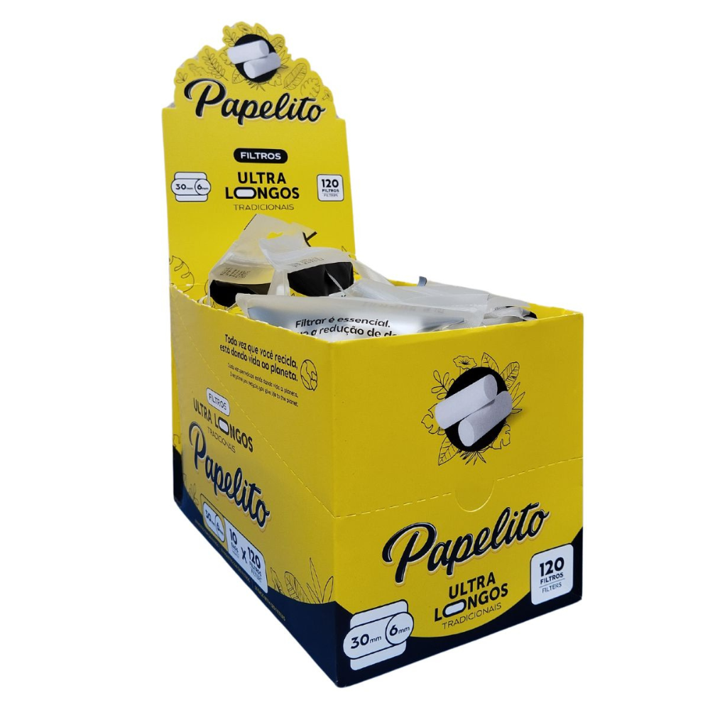 Filtro Tradicional Papelito Ultra Longo - Display C/10 Bag - Imagem 3
