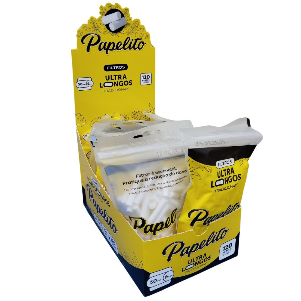 Filtro Tradicional Papelito Ultra Longo - Display C/10 Bag - Imagem 4
