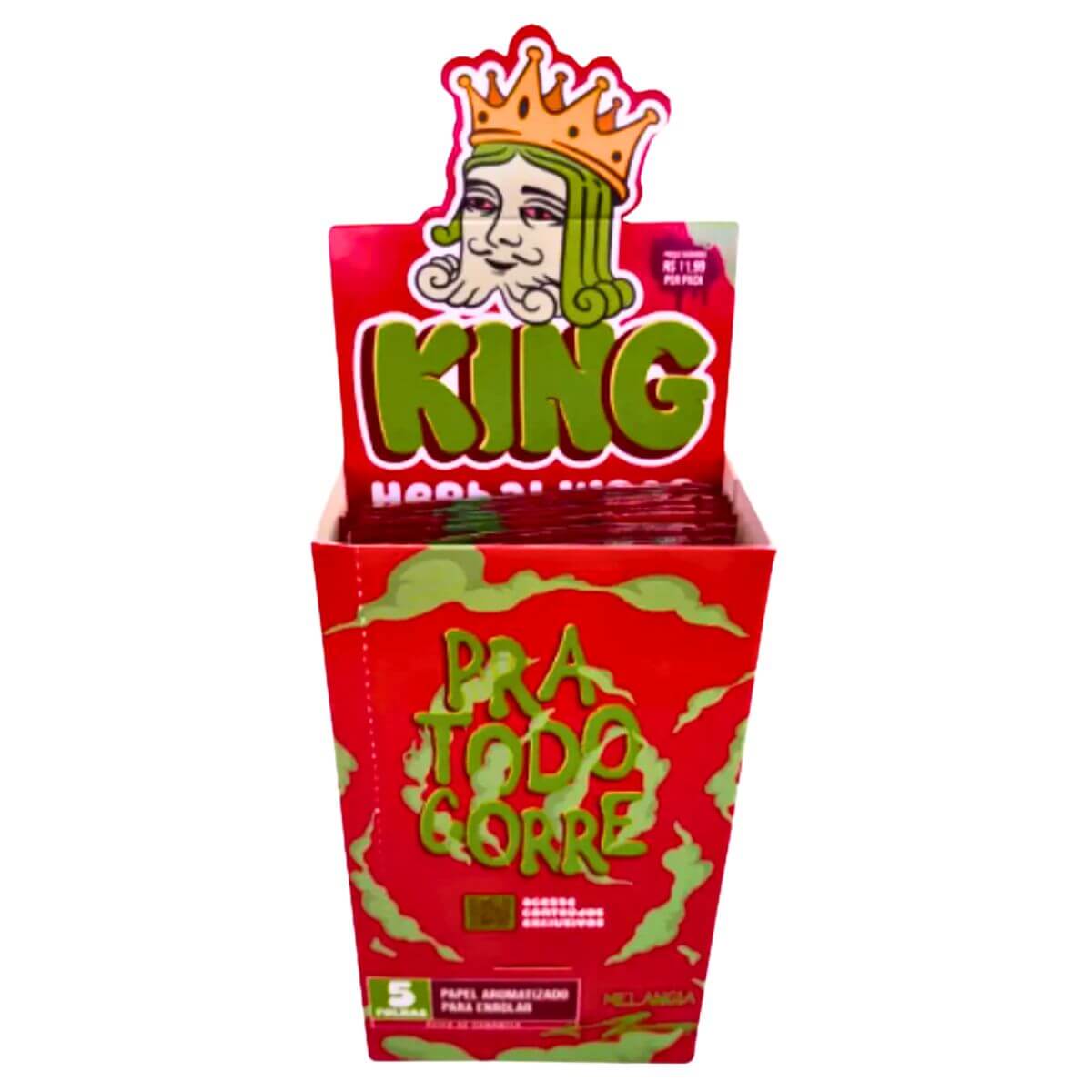 Blunt Herbal King blunt Sabor Melancia - Display C/25 Unidades - Imagem 3