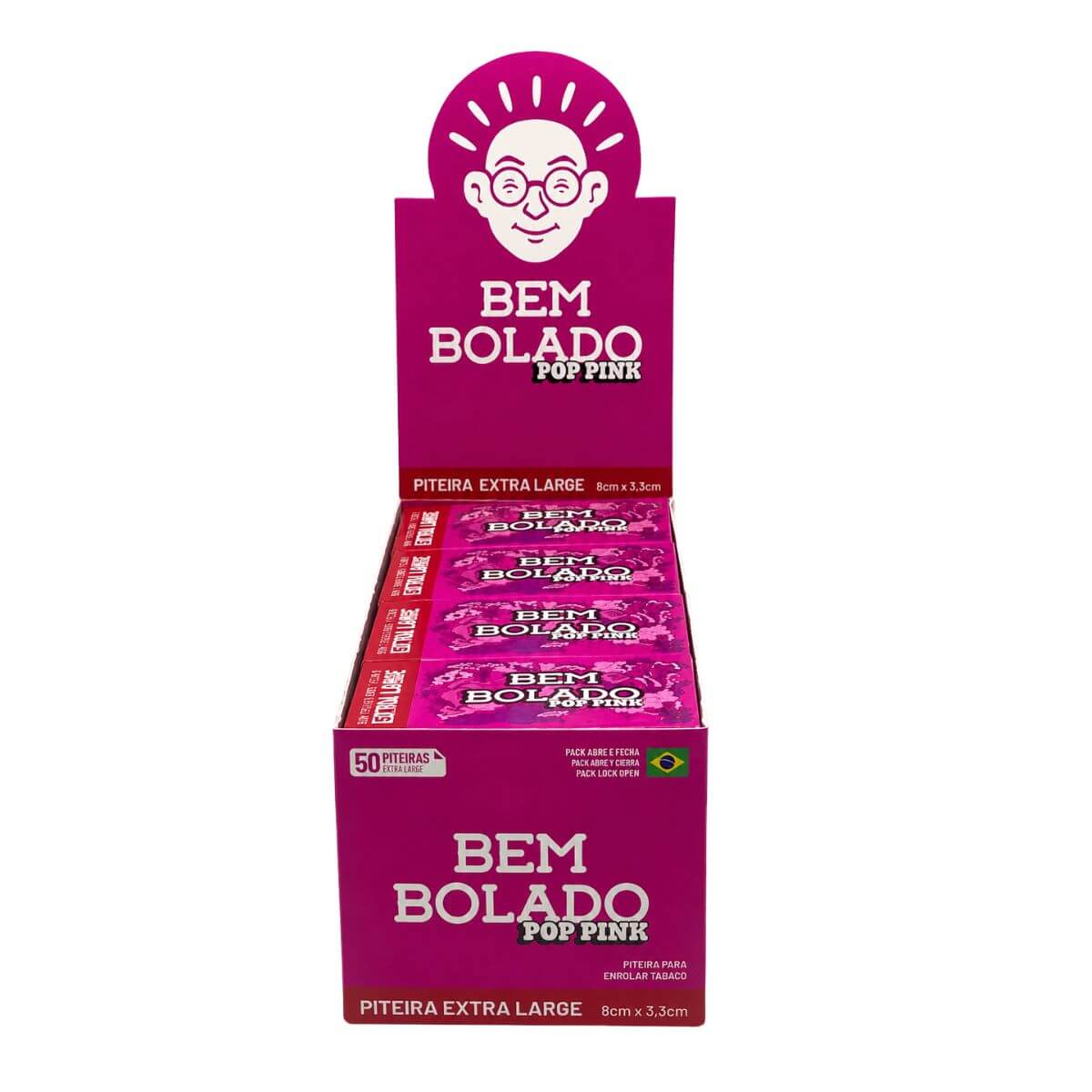 Piteira Bem Bolado Pop Pink Extra Large - Display c/ 24Livretos - Imagem 2