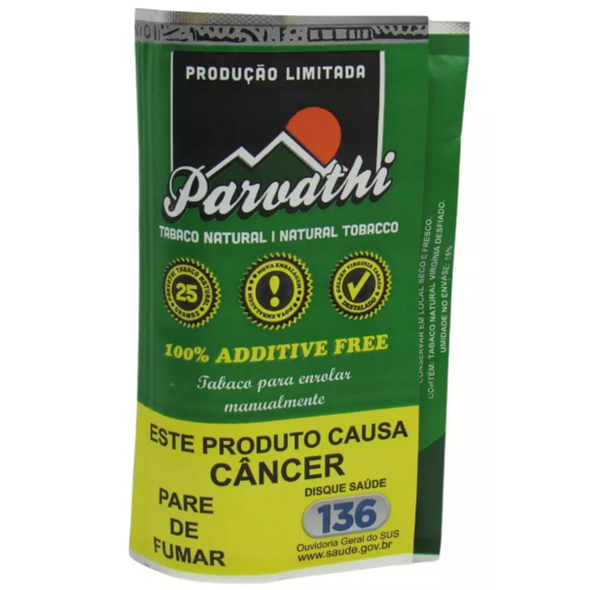Tabaco / Fumo Parvathi - Bag 25g