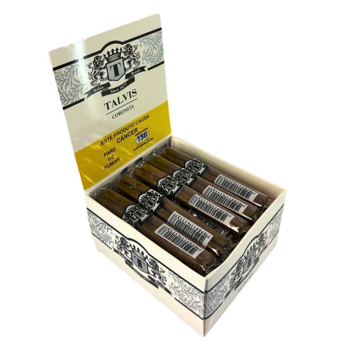 Charuto Talvis Coronita Brown/Black - Kit C/ 2 Displays - Imagem 2