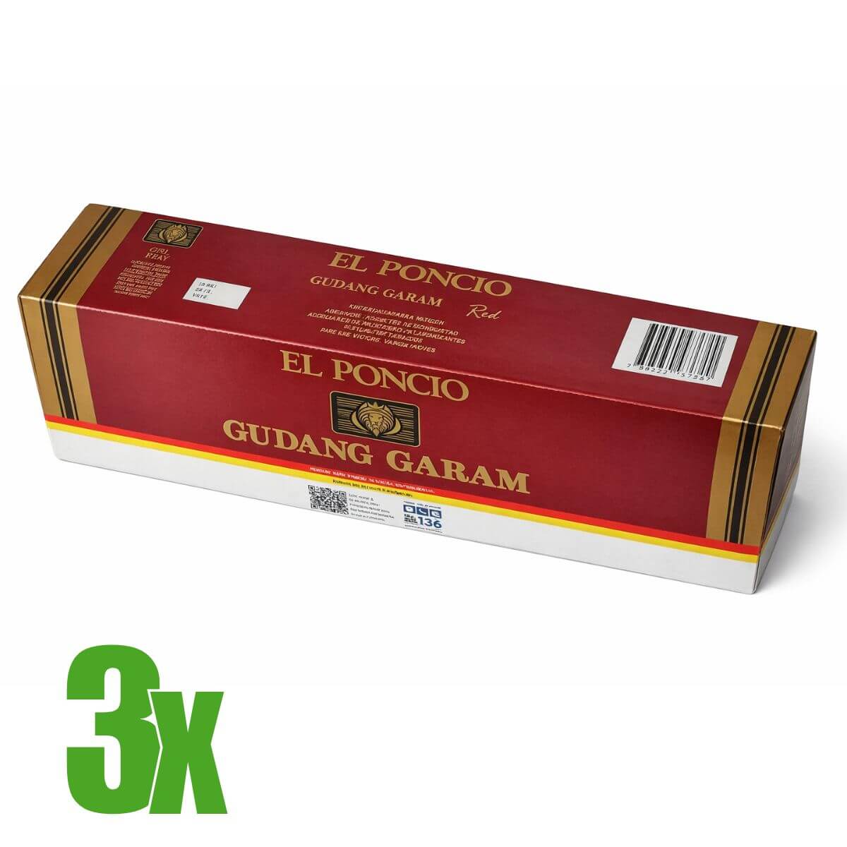 Cigarro Gudang Garam Nacional - Cravo 3 Pacotes de 10 maços