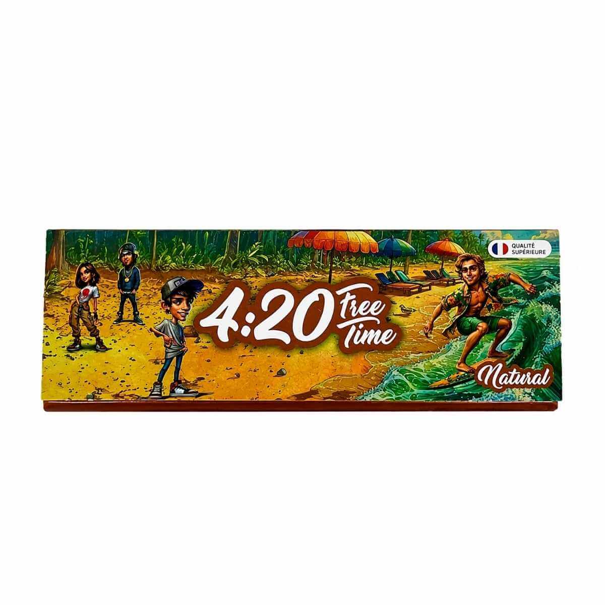 Seda 4:20 Free Time Natural Mine Size - Livreto c/50 folhas